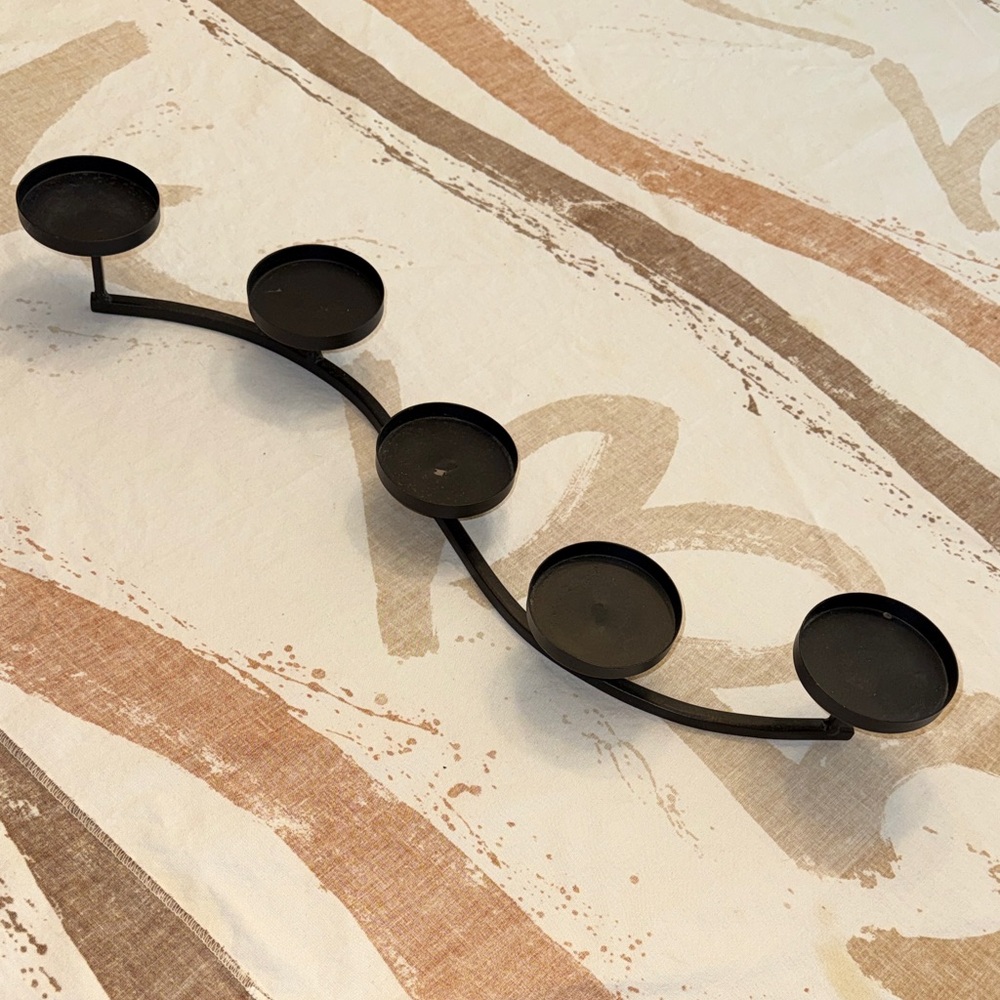 Modern Metal Candle Holder